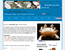 Tablet Screenshot of myaxolotl.com